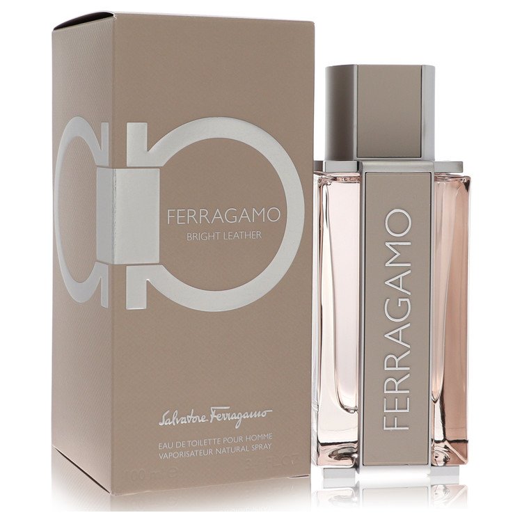 Salvatore Ferragamo Bright Leather by Salvatore Ferragamo Eau De Toilette Spray 3.4 oz Salvatore Ferragamo Bright Leather by Salvatore Ferragamo Eau De Toilette Spray 3.4 oz